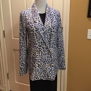 Great Blue Animal Print Jacket🌿😎🌿